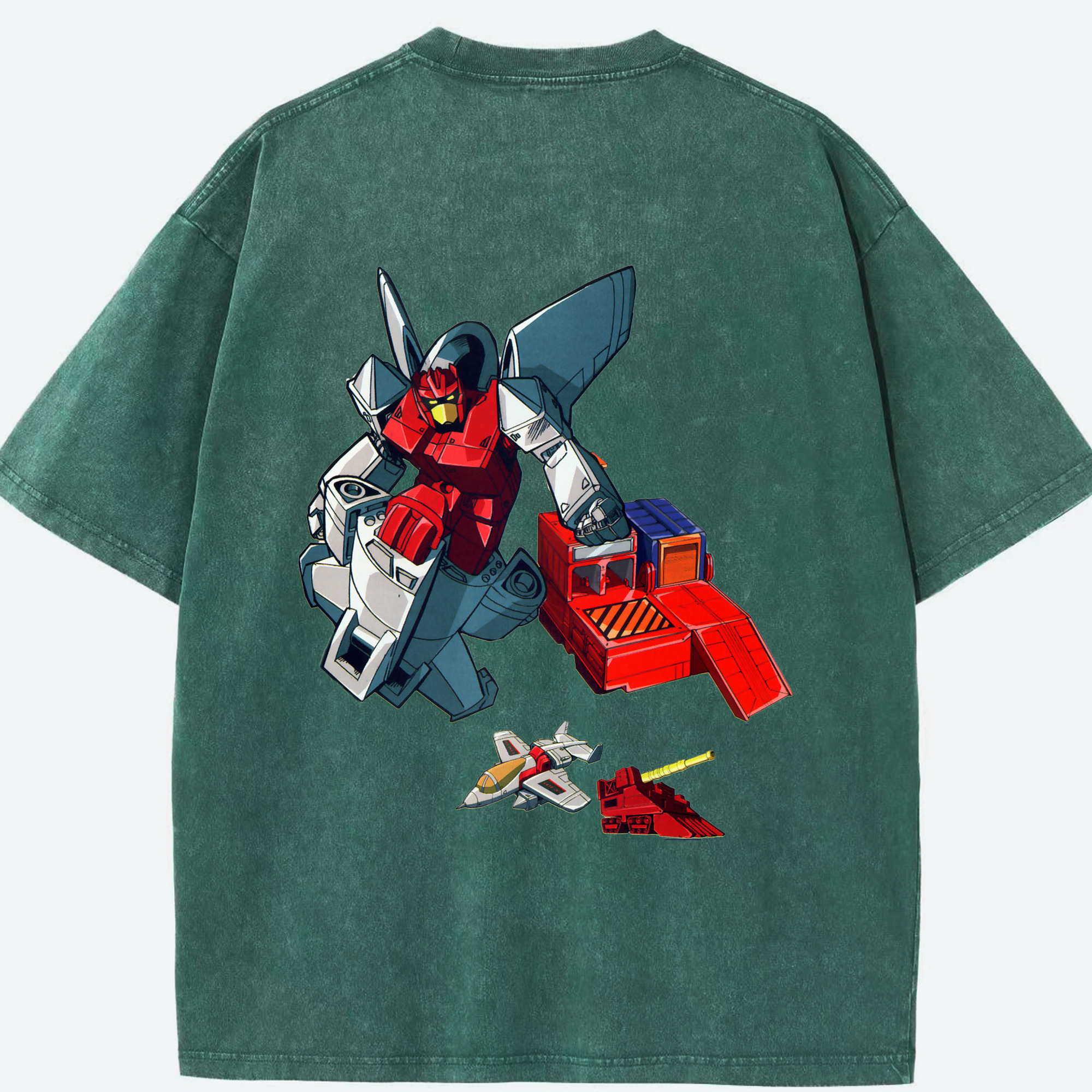 （画像用）  綿100% ヴィンテージ風 半袖Tシャツ（背面プリント）